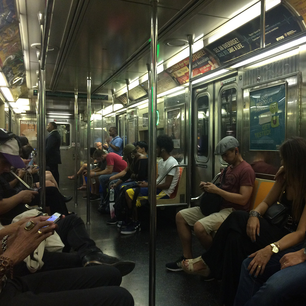 NYC new york city manhattan usa travel metro subway train station line sightseeing